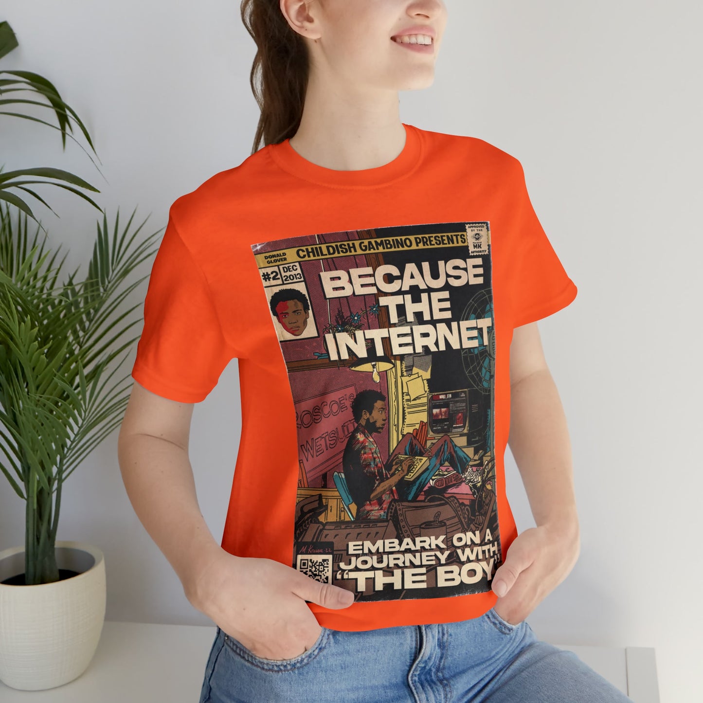 Childish Gambino- Because The Internet - Unisex Jersey Short Sleeve Tee