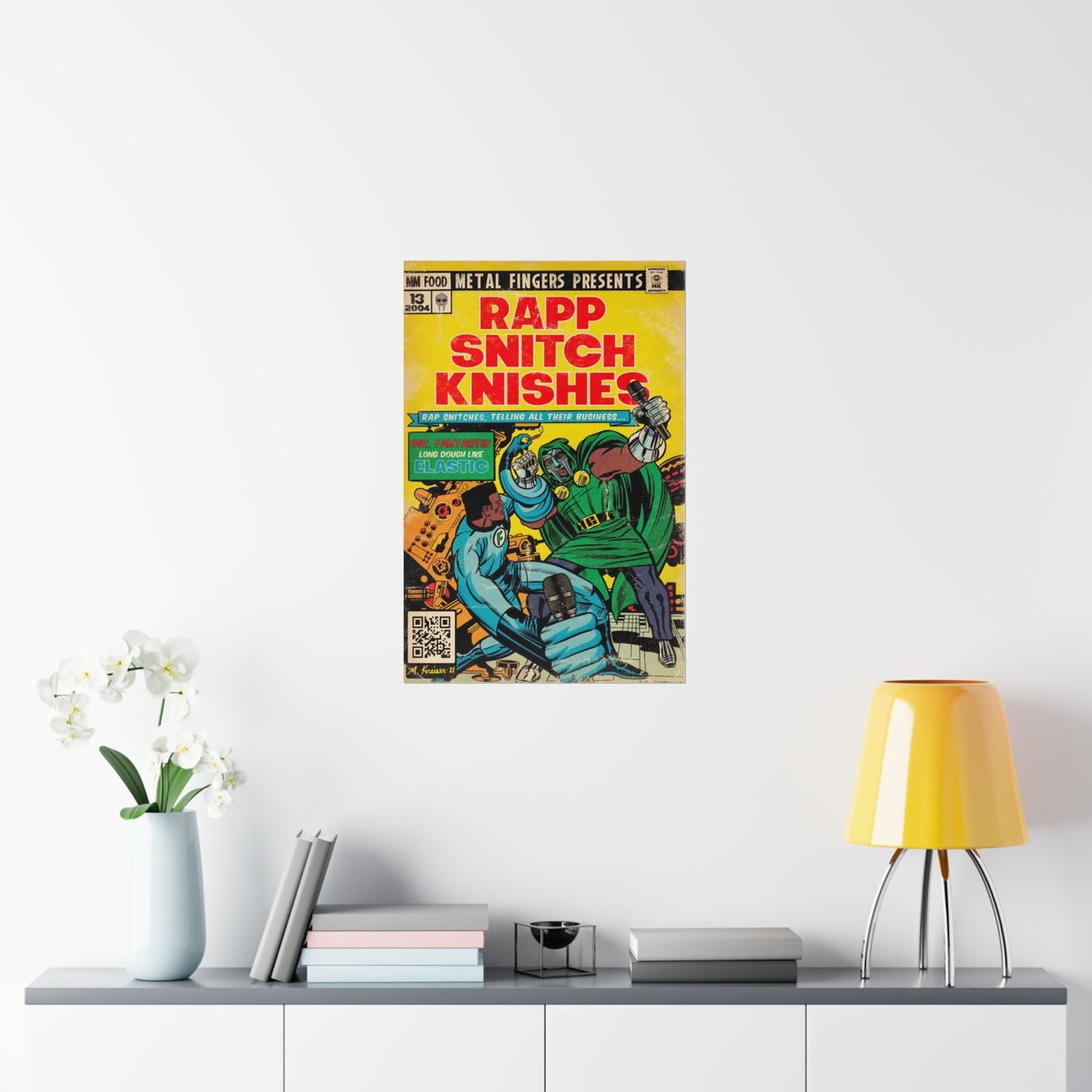 MF DOOM - Rapp Snitch Knishes - Vertical Matte Poster