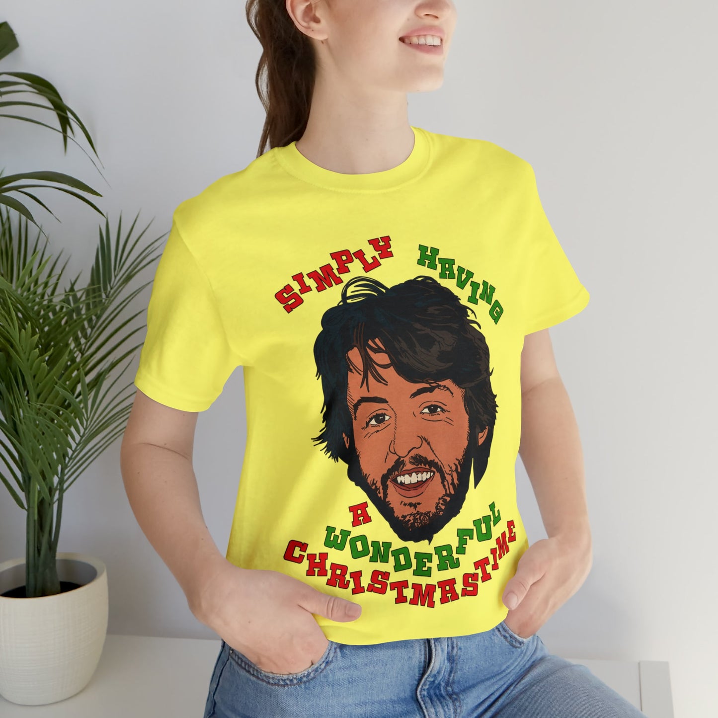 Paul McCartney - Wonderful Christmastime - Unisex Jersey Short Sleeve Tee