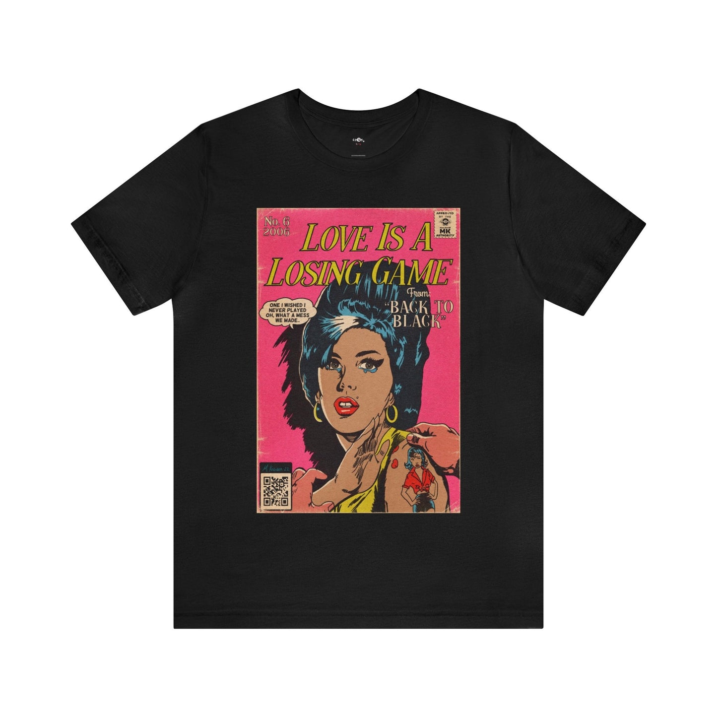 Amy Winehouse - Love Is A Losing Game - Unisex Jersey Short Sleeve Tee