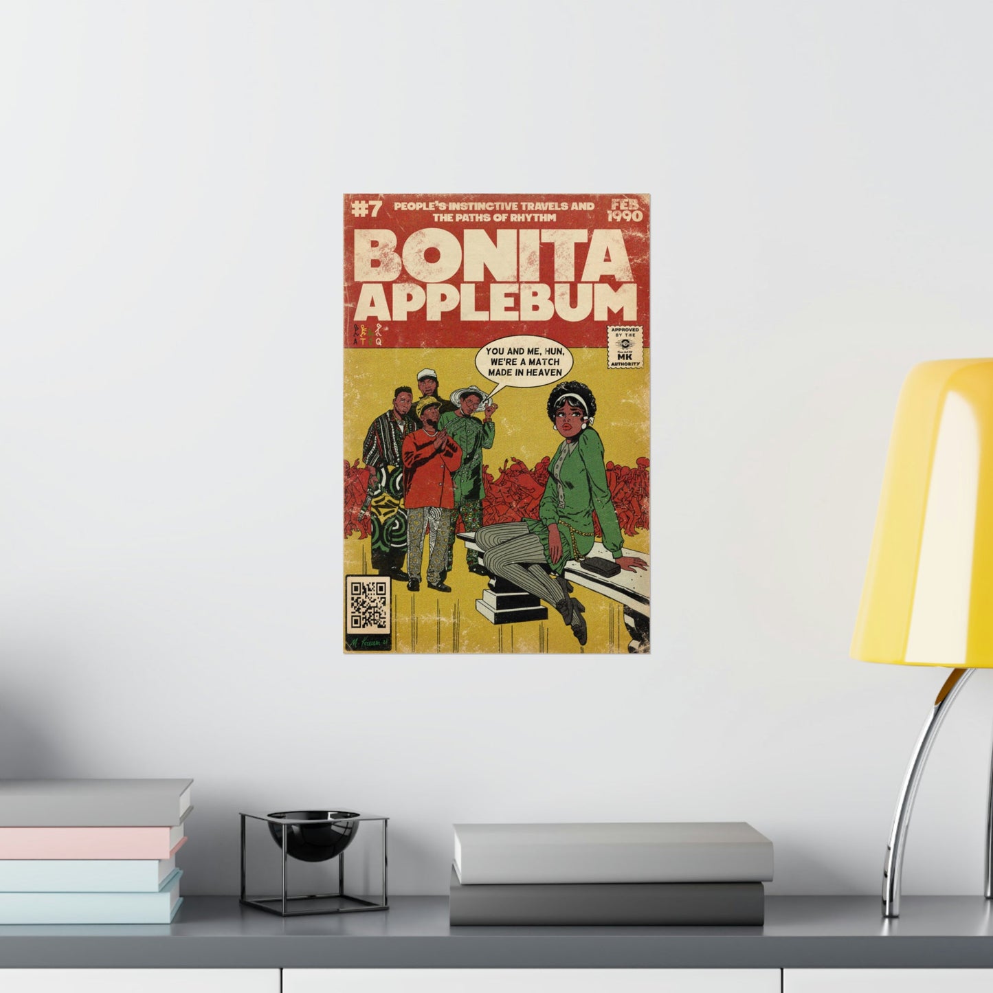 A Tribe Called Quest- Bonita Applebum- Vertical Matte Poster