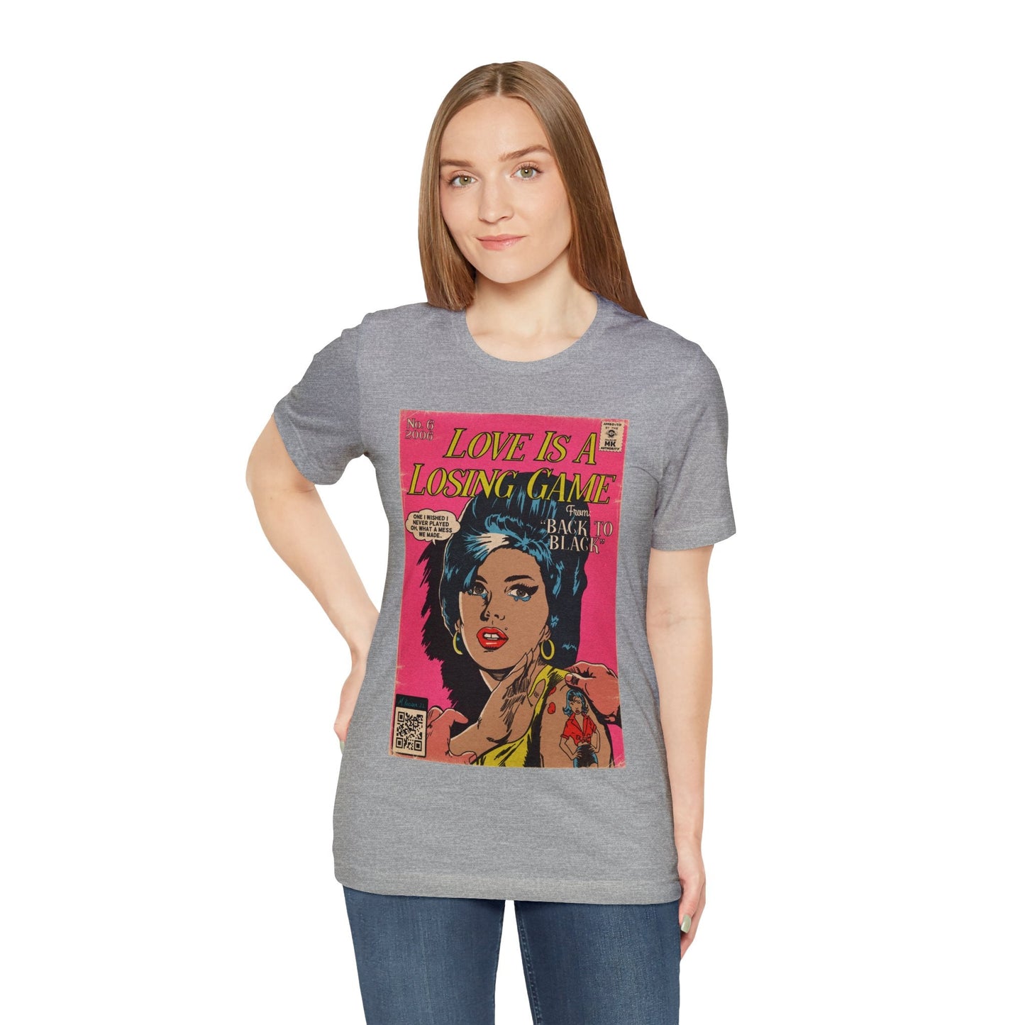 Amy Winehouse - Love Is A Losing Game - Unisex Jersey Short Sleeve Tee