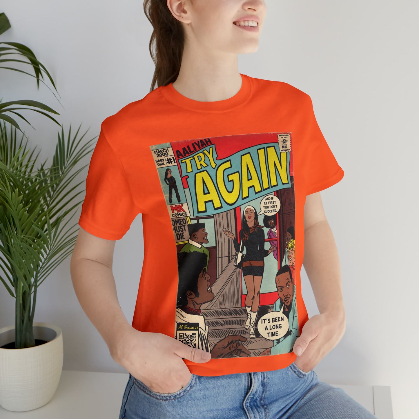 Aaliyah - Try Again - Unisex Jersey Short Sleeve Tee