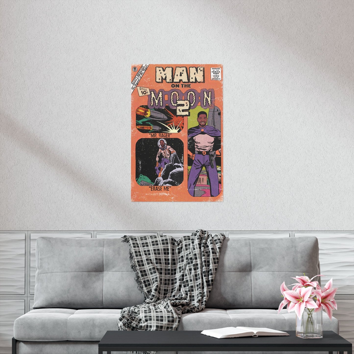 Kid Cudi - Man On The Moon 2 - Vertical Matte Poster