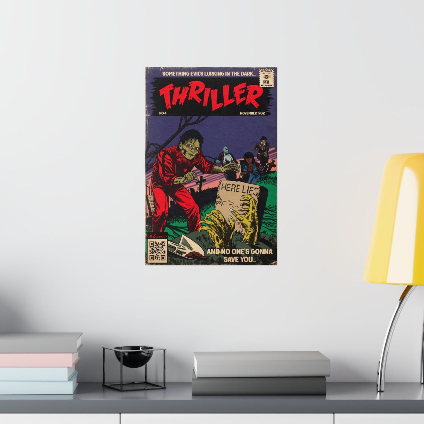 Michael Jackson - Thriller - Vertical Matte Poster