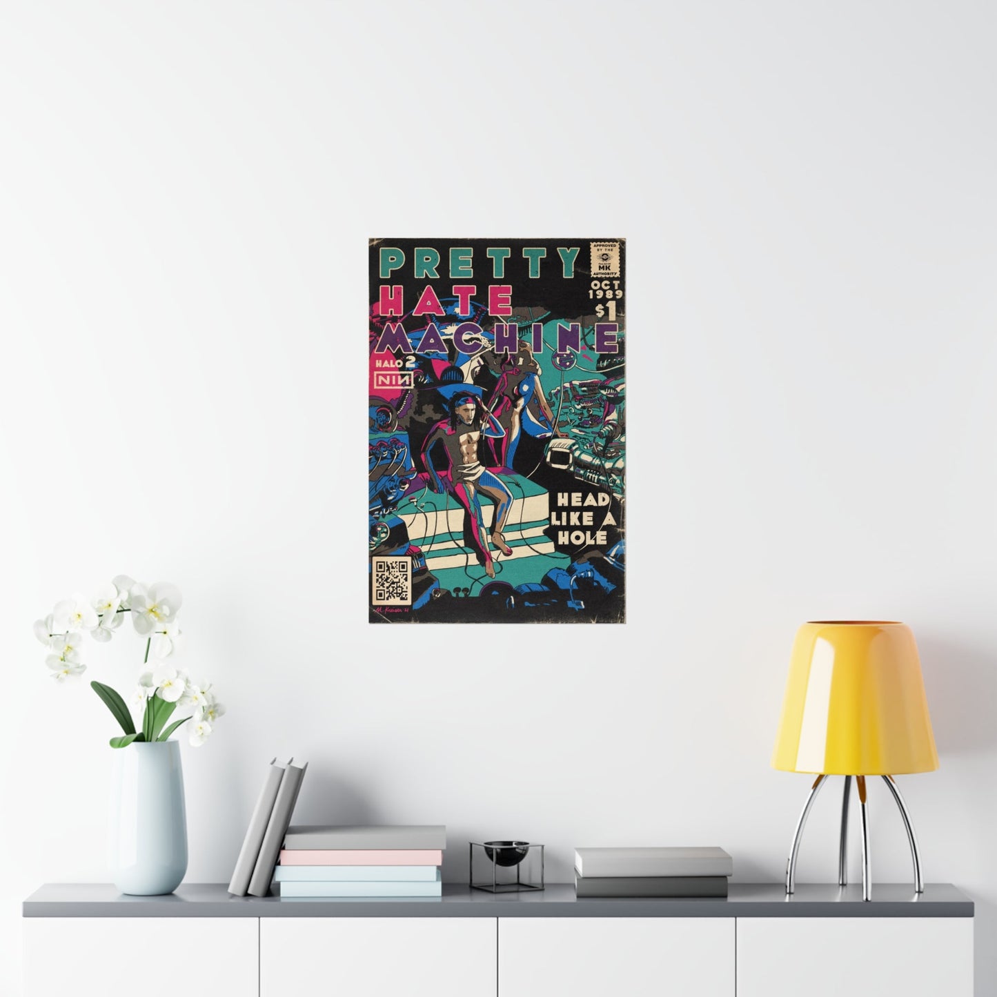 Nine Inch Nails - Pretty Hate Machine - Vertical Matte Poster