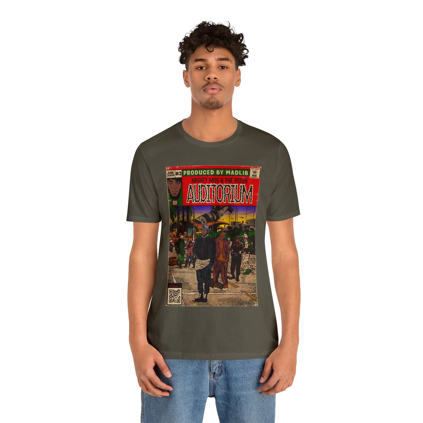 Mos Def & Slick Rick - Auditorium- Unisex Jersey Short Sleeve Tee