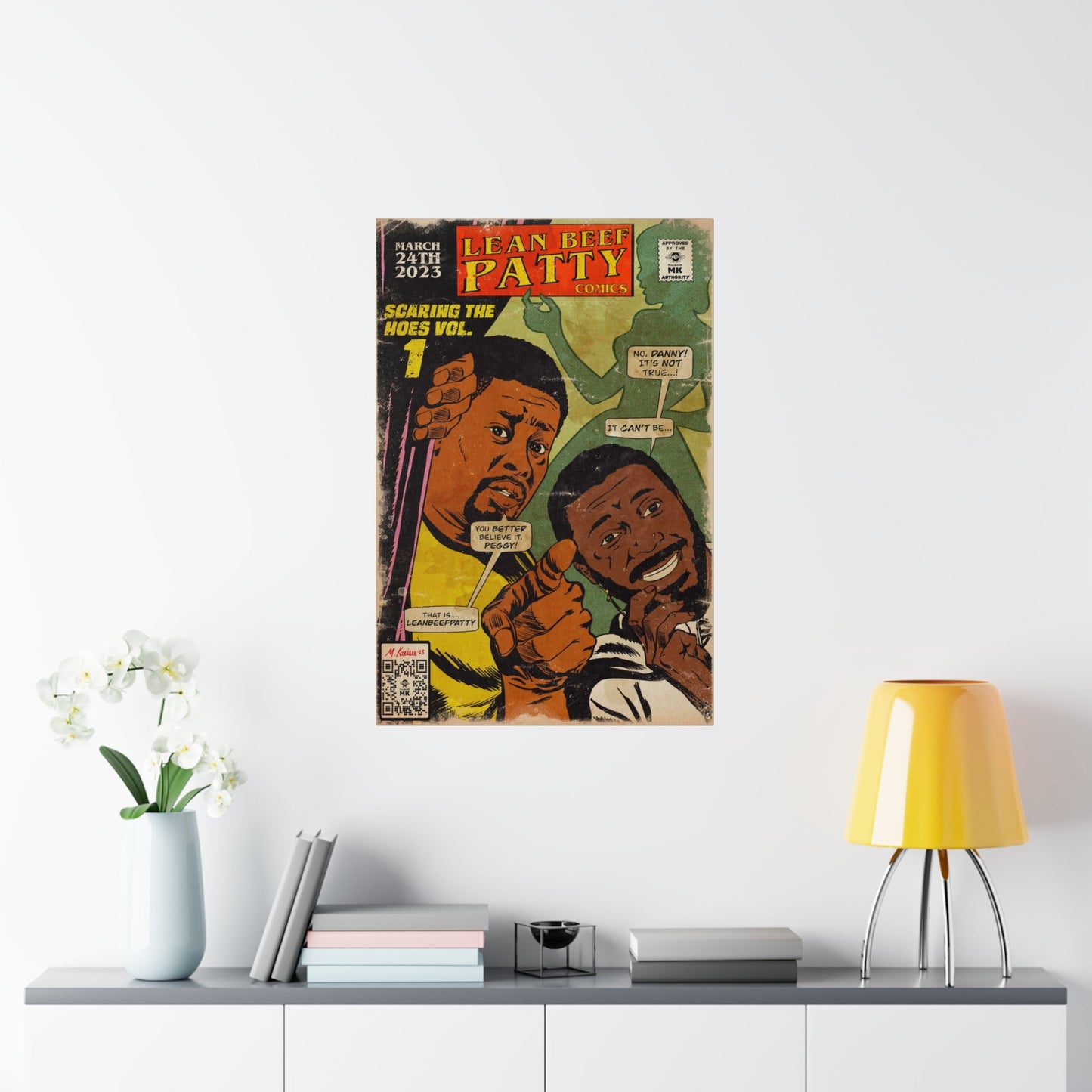 Danny Brown & JPEGMAFIA - Lean Beef Patty - Vertical Matte Poster