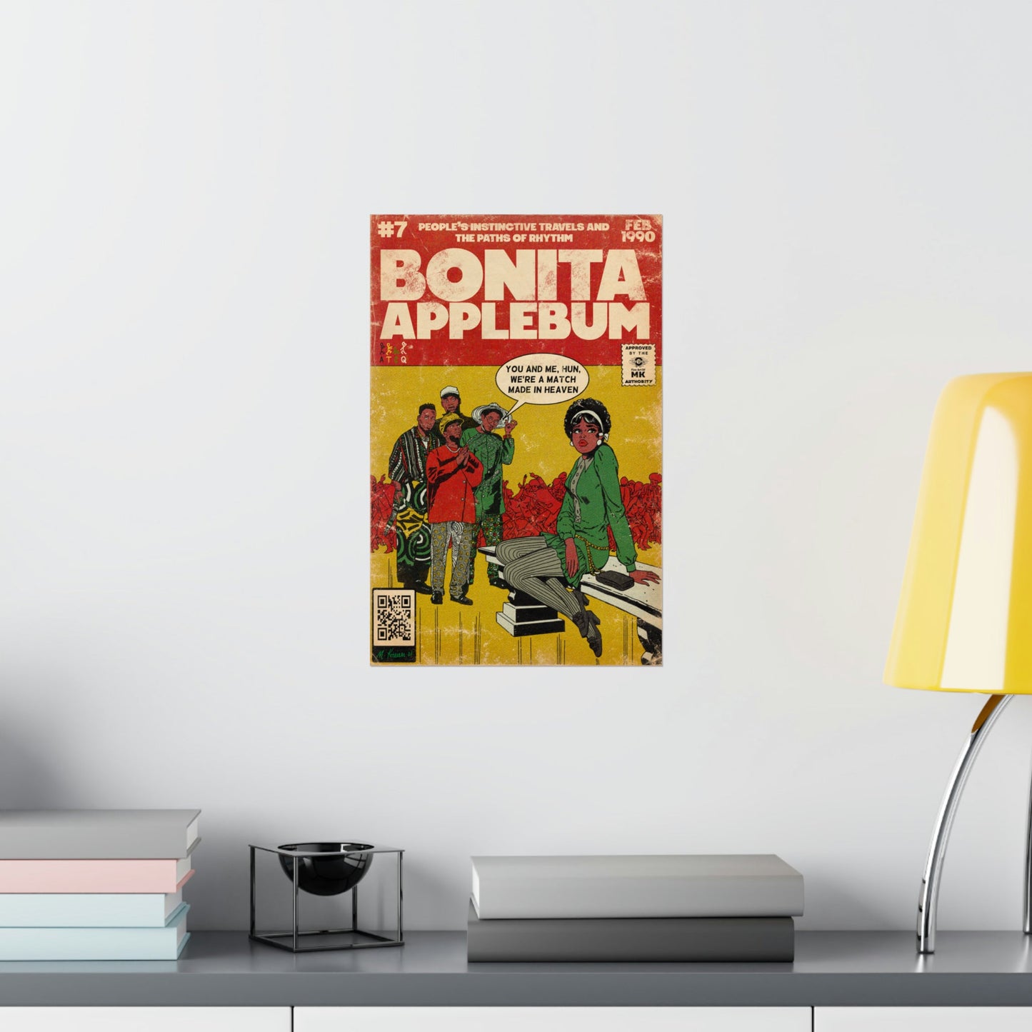 A Tribe Called Quest- Bonita Applebum- Vertical Matte Poster