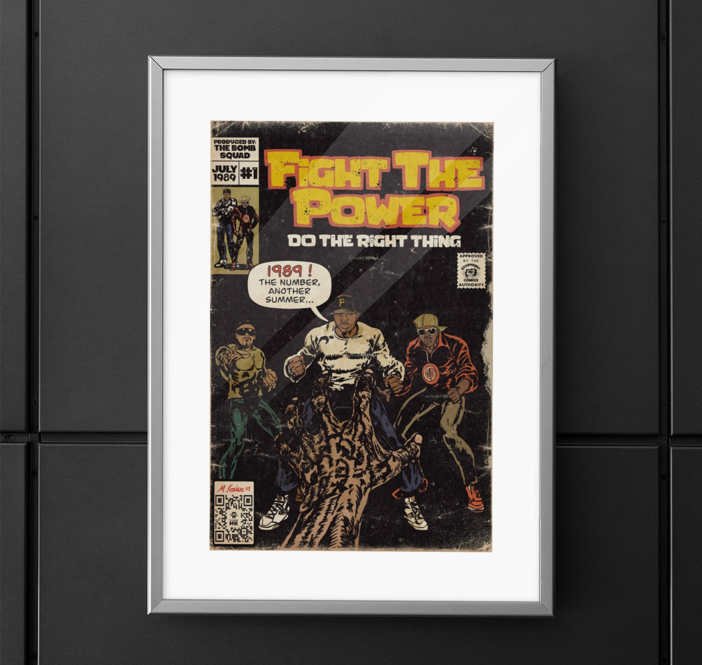 Public Enemy - Fight The Power -  Vertical Matte Poster