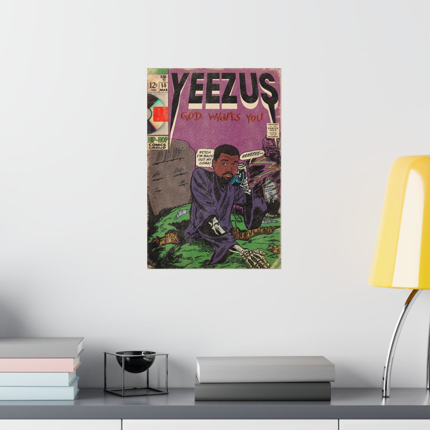 Kanye West - Yeezus - Vertical Matte Poster