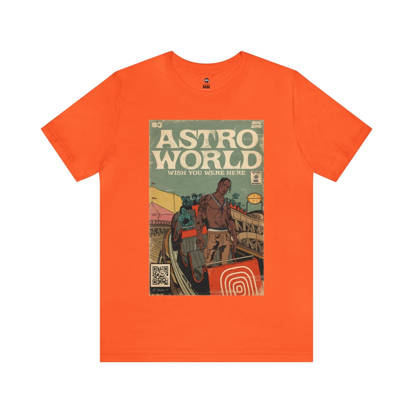 Travis Scott - Astroworld - Unisex Jersey Short Sleeve Tee