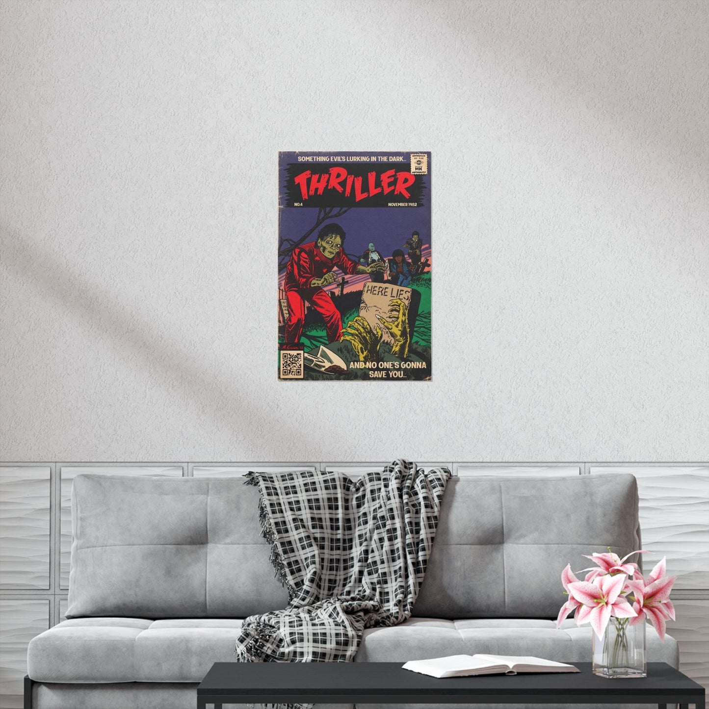 Michael Jackson - Thriller - Vertical Matte Poster