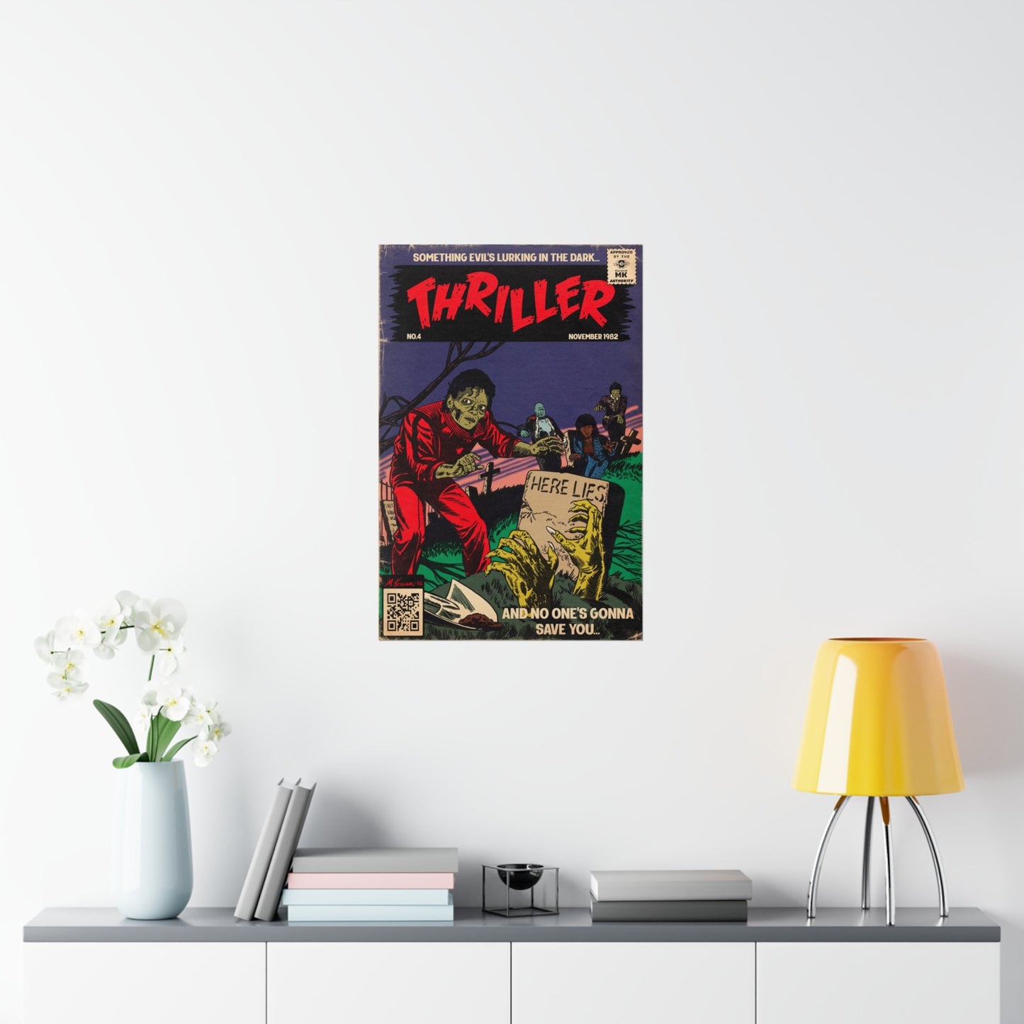 Michael Jackson - Thriller - Vertical Matte Poster