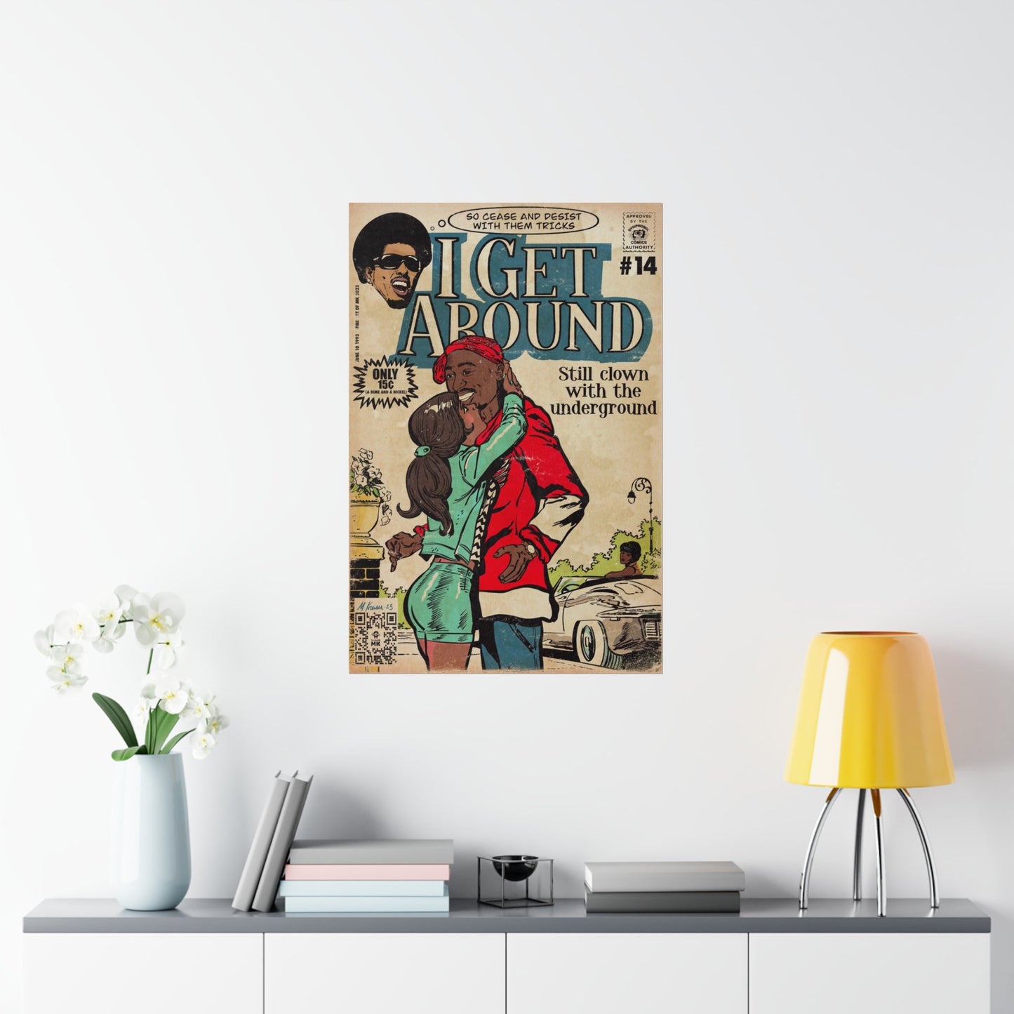 2Pac - I Get Around - Tupac - Vertical Matte Poster