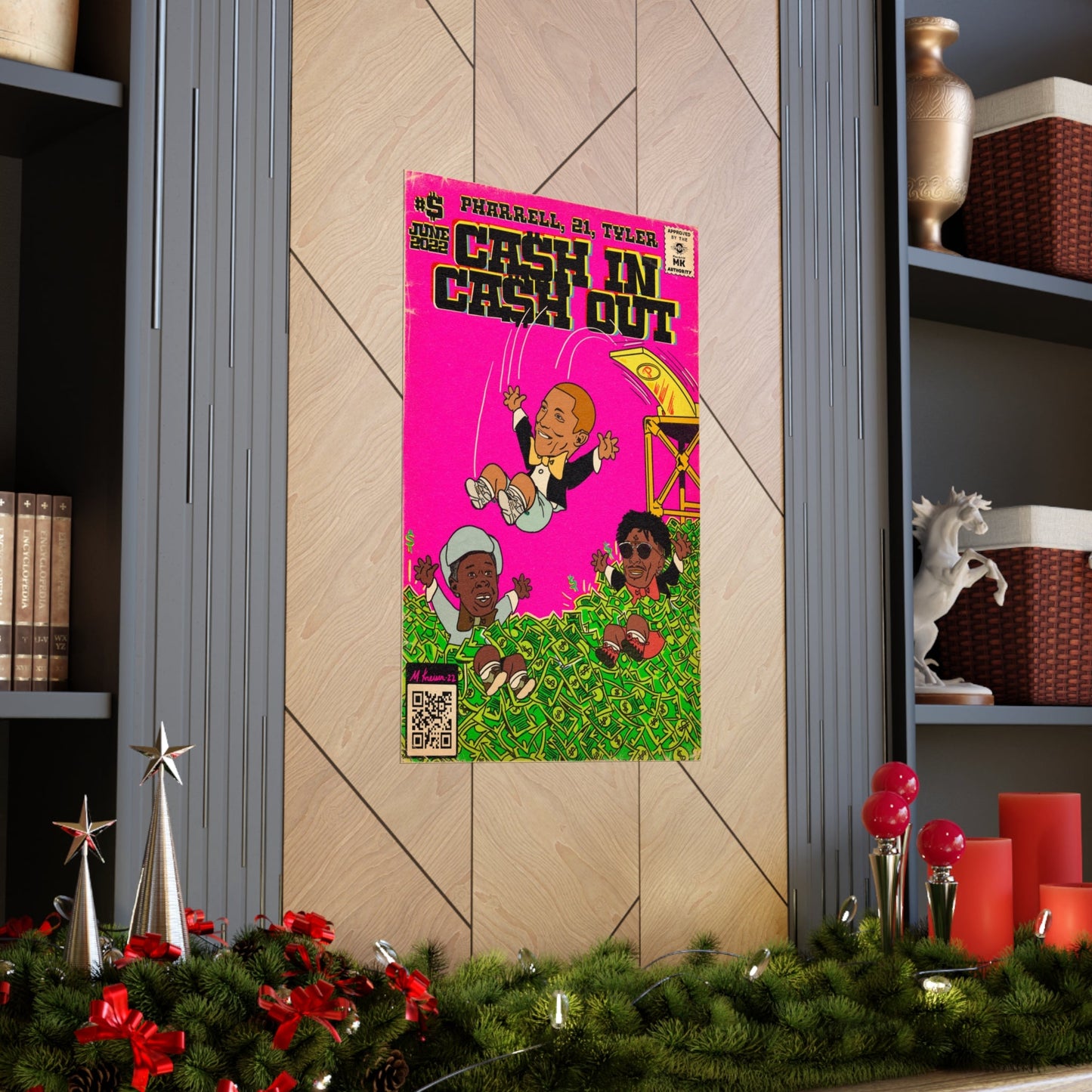 Pharrell, 21 Savage & Tyler - Cash In Cash Out - Vertical Matte Poster