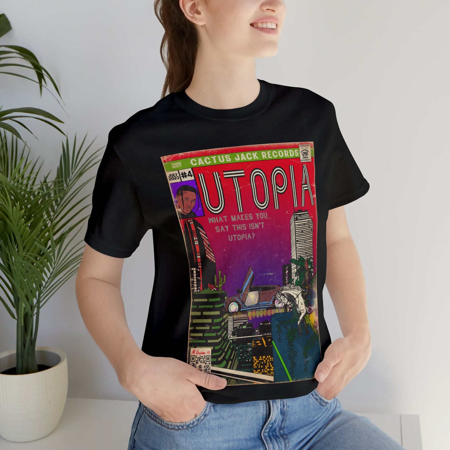 Travis Scott - Utopia - Unisex Jersey Short Sleeve Tee