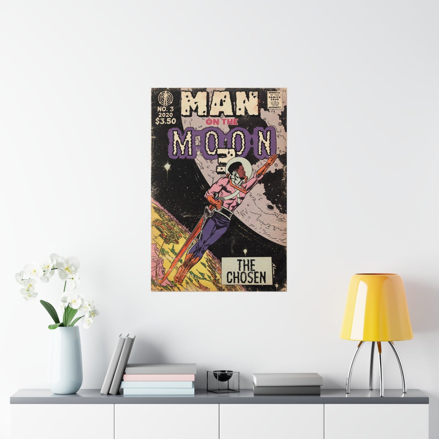 Kid Cudi - Man On The Moon 3 -Vertical Matte Poster