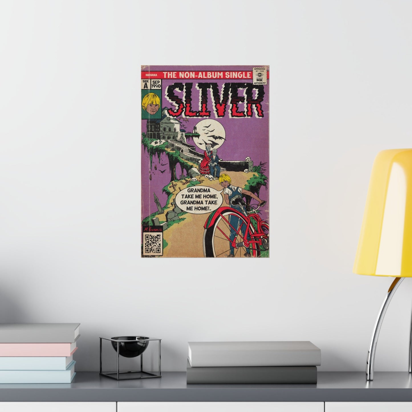 Nirvana - Sliver - Vertical Matte Poster