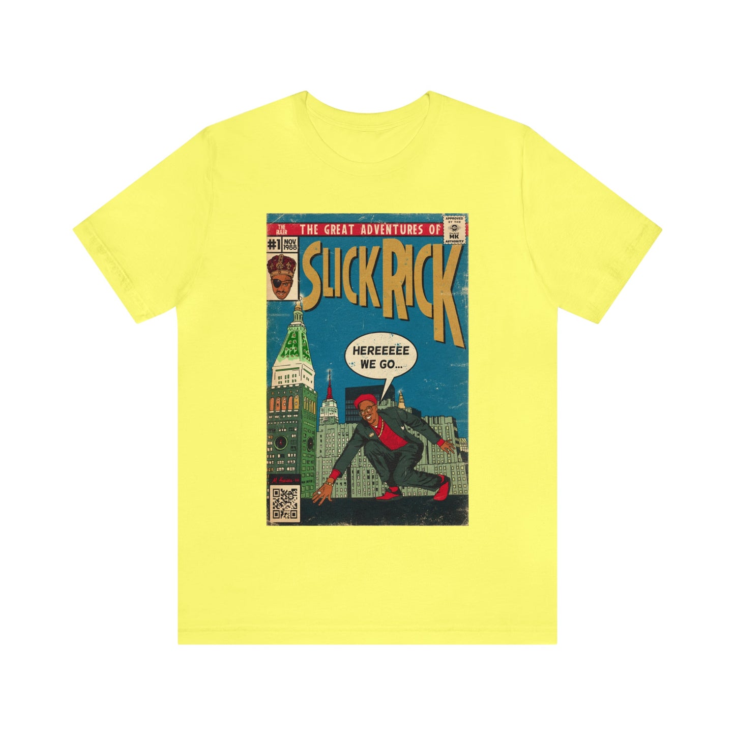 The Great Adventures of Slick Rick - Comic Art - Unisex Jersey Short Sleeve Tee