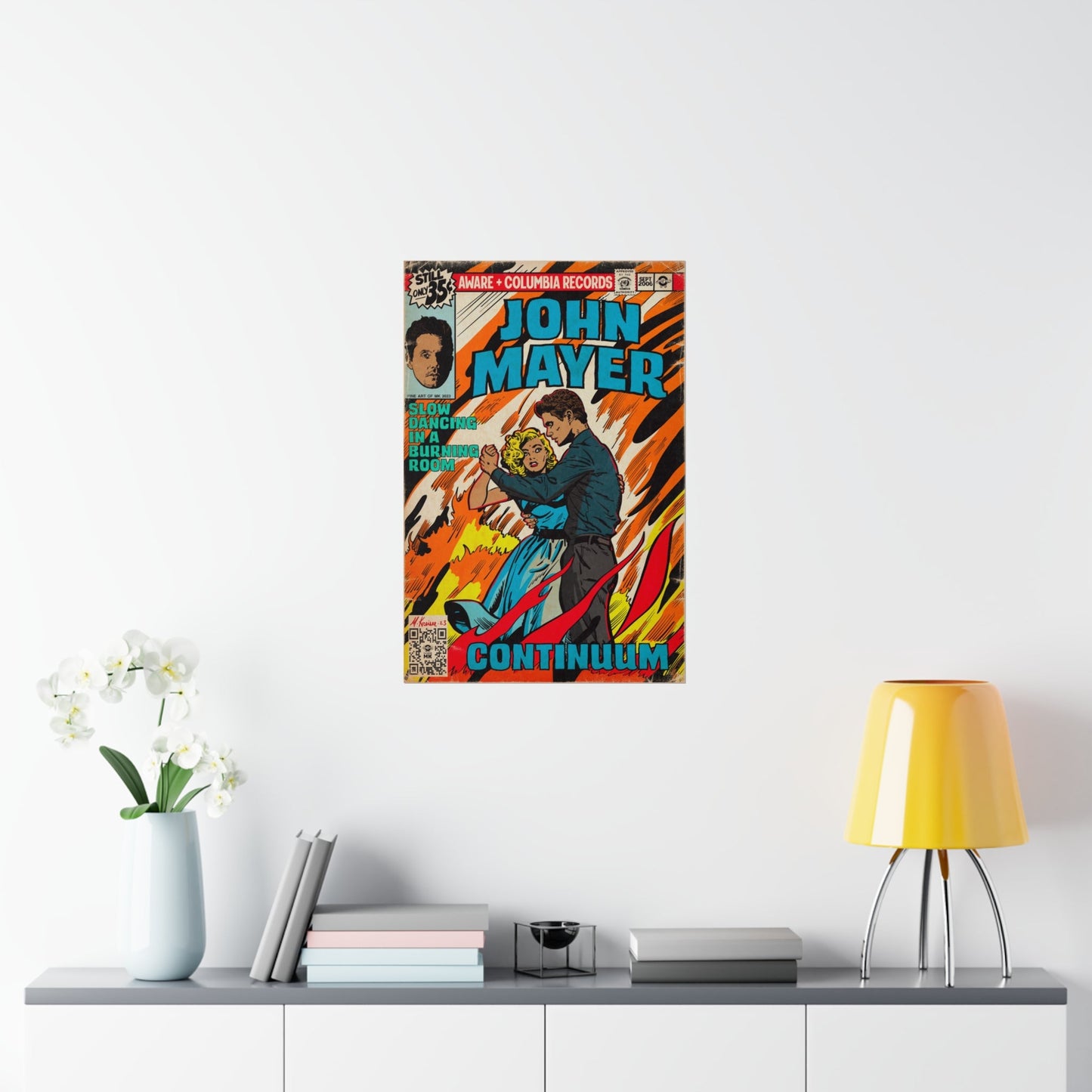 John Mayer - Slow Dancing in a Burning Room - Premium Matte Vertical Posters