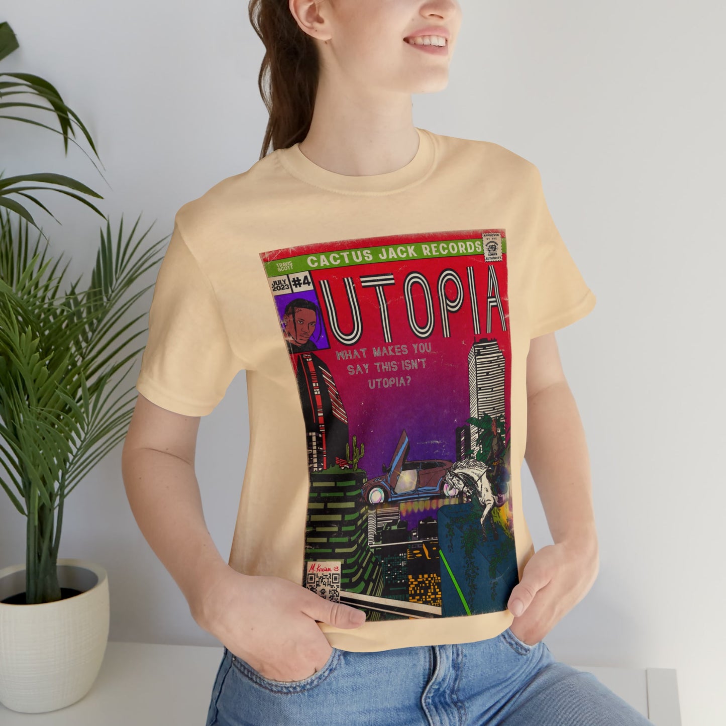 Travis Scott - Utopia - Unisex Jersey Short Sleeve Tee