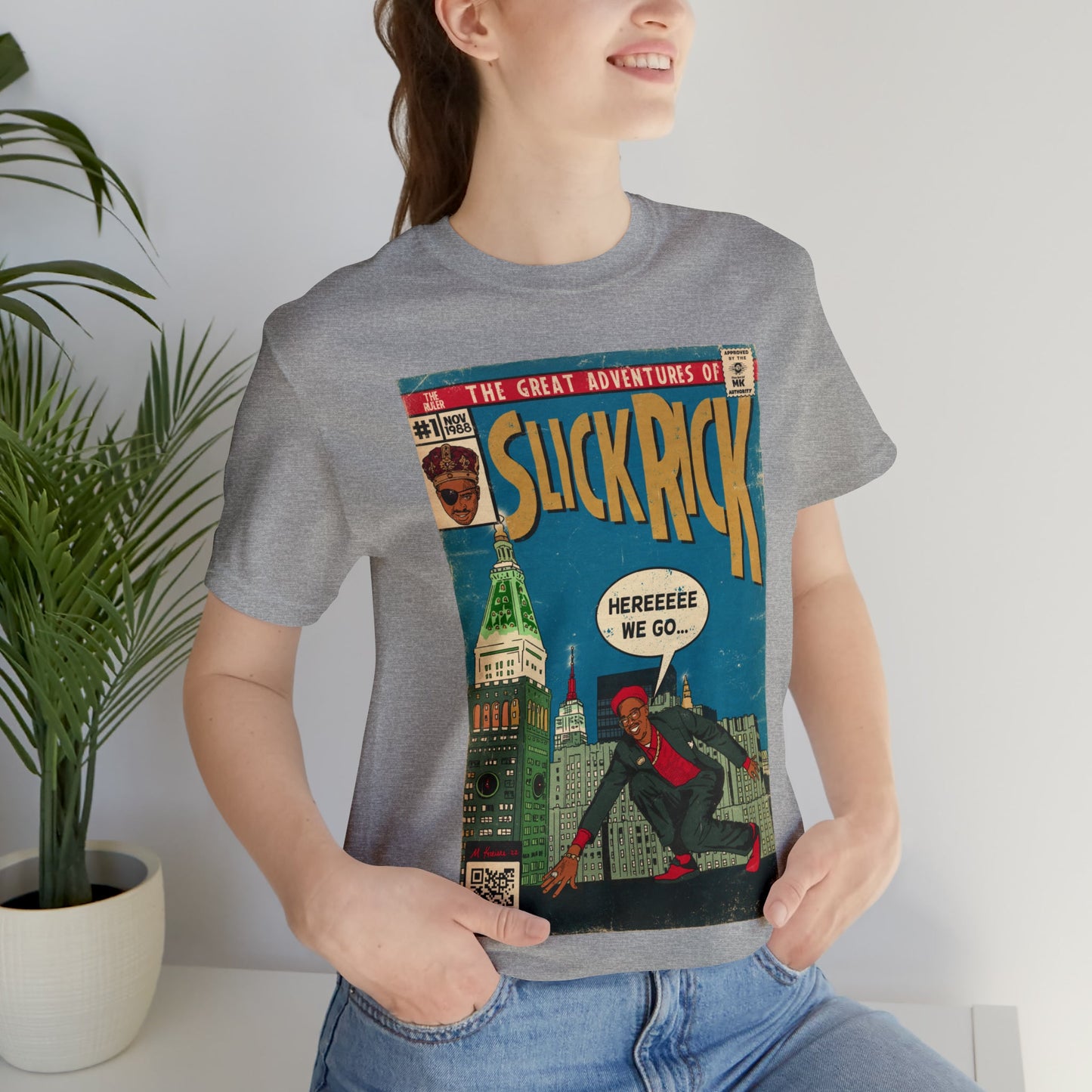 The Great Adventures of Slick Rick - Comic Art - Unisex Jersey Short Sleeve Tee