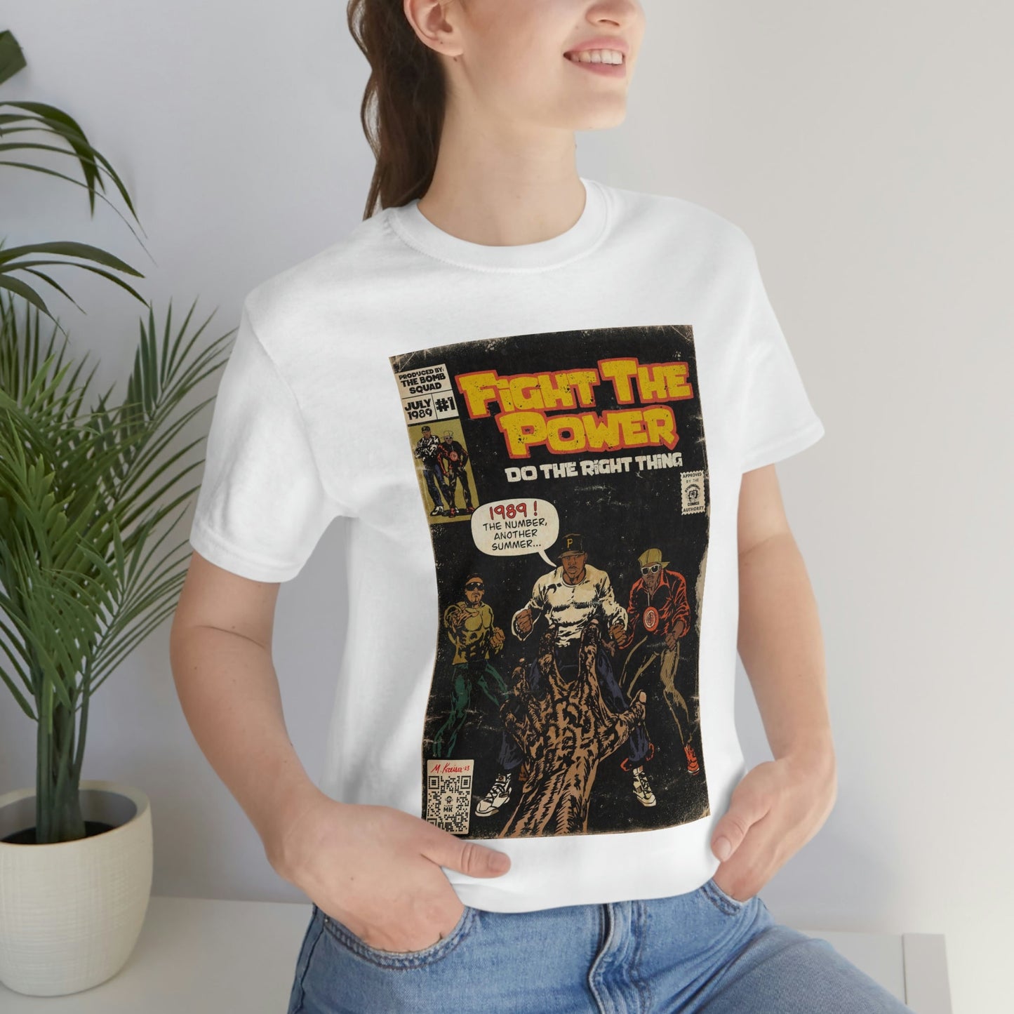 Public Enemy - Fight The Power -  Unisex Jersey Short Sleeve Tee