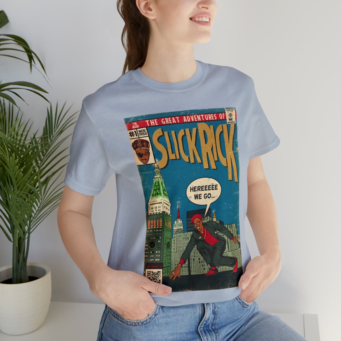 The Great Adventures of Slick Rick - Comic Art - Unisex Jersey Short Sleeve Tee