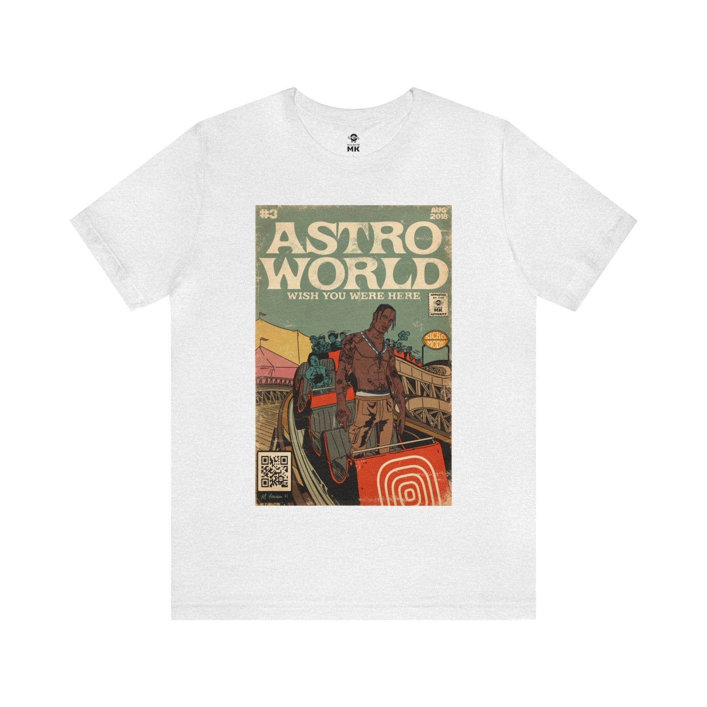 Travis Scott - Astroworld - Unisex Jersey Short Sleeve Tee