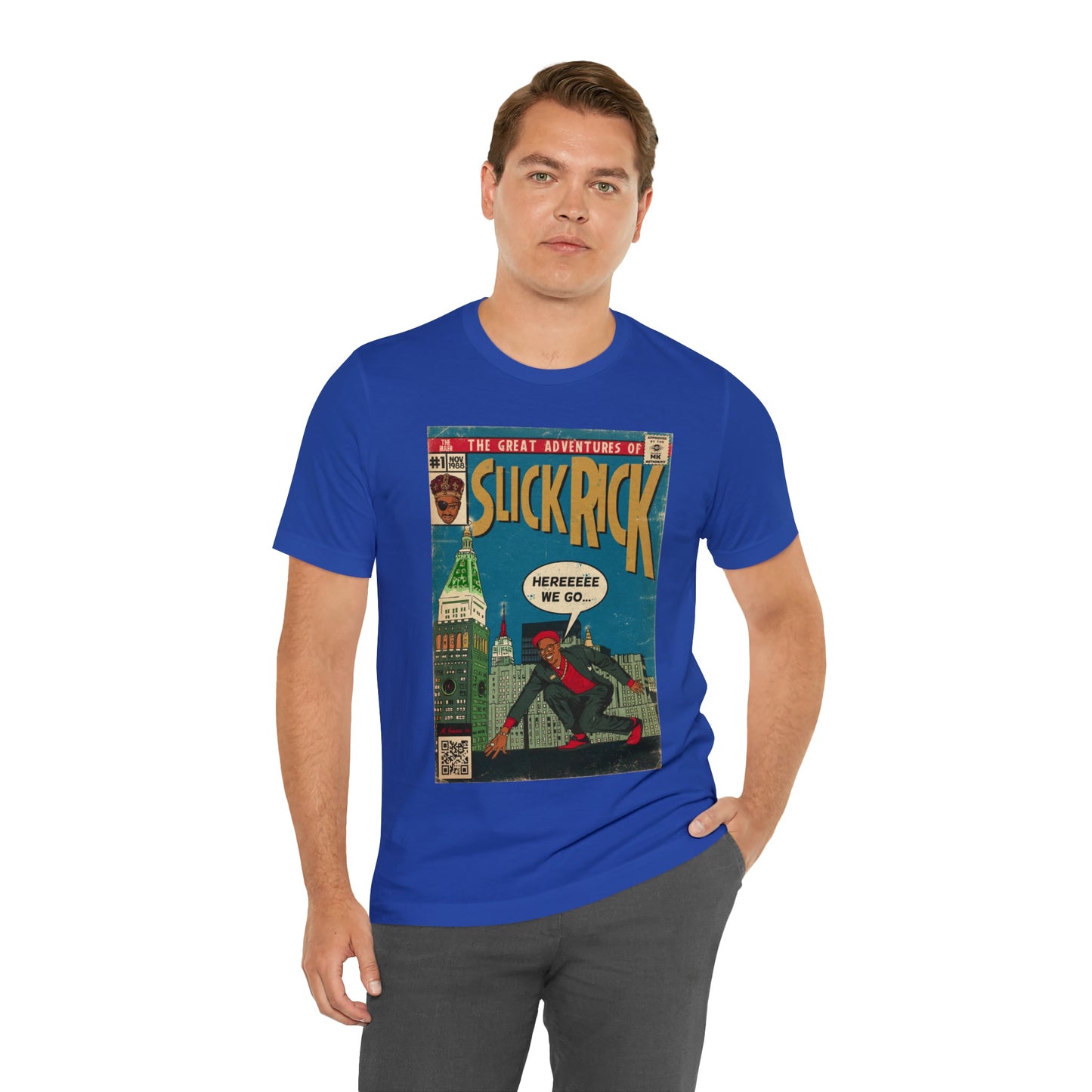 The Great Adventures of Slick Rick - Comic Art - Unisex Jersey Short Sleeve Tee