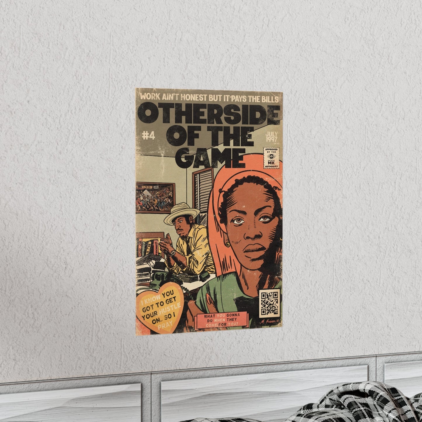 Erykah Badu - Otherside Of The Game - Andre 3000 - Vertical Matte Poster