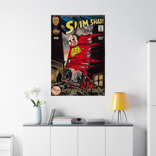 Eminem - Death of Slim Shady - Matte Vertical Poster