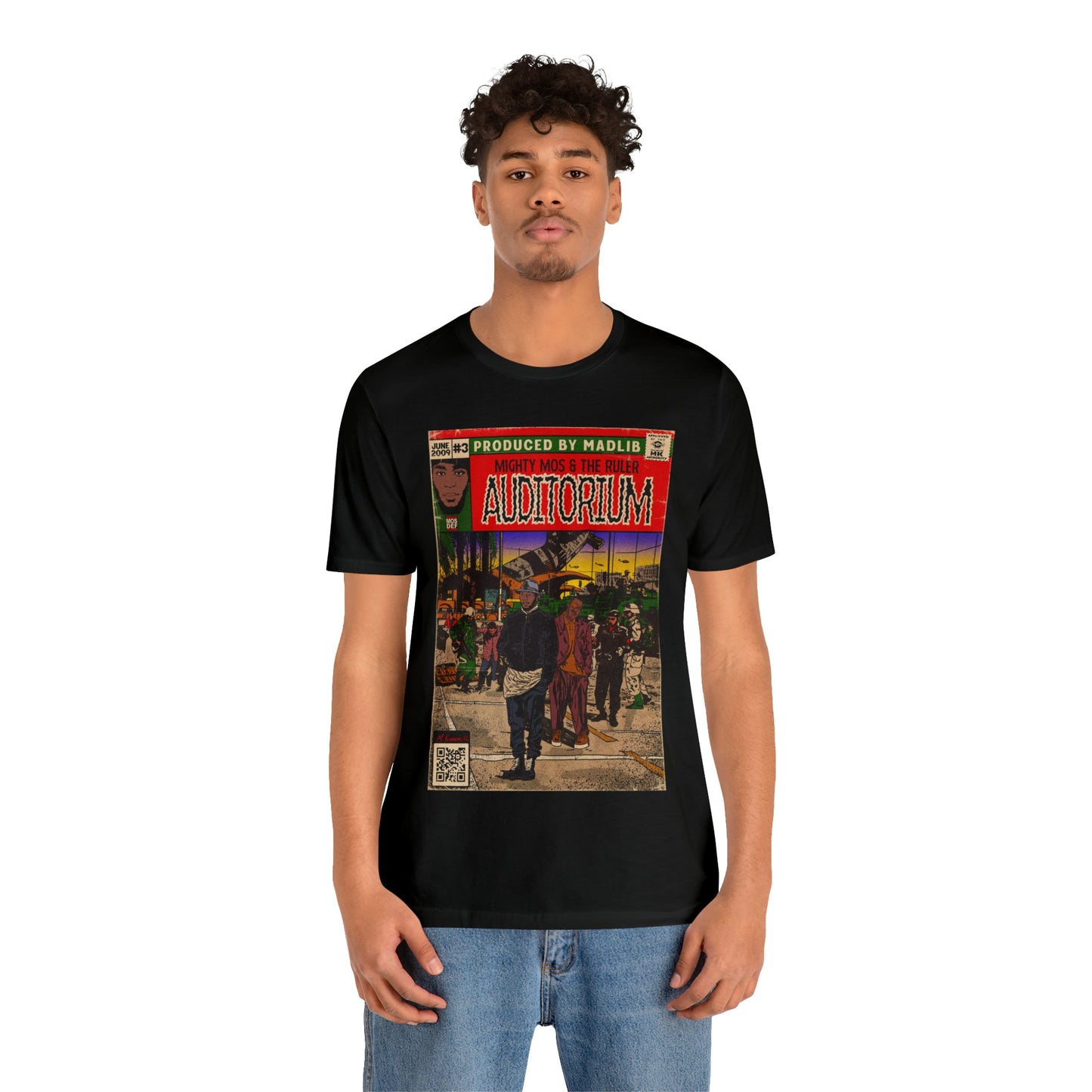 Mos Def & Slick Rick - Auditorium- Unisex Jersey Short Sleeve Tee