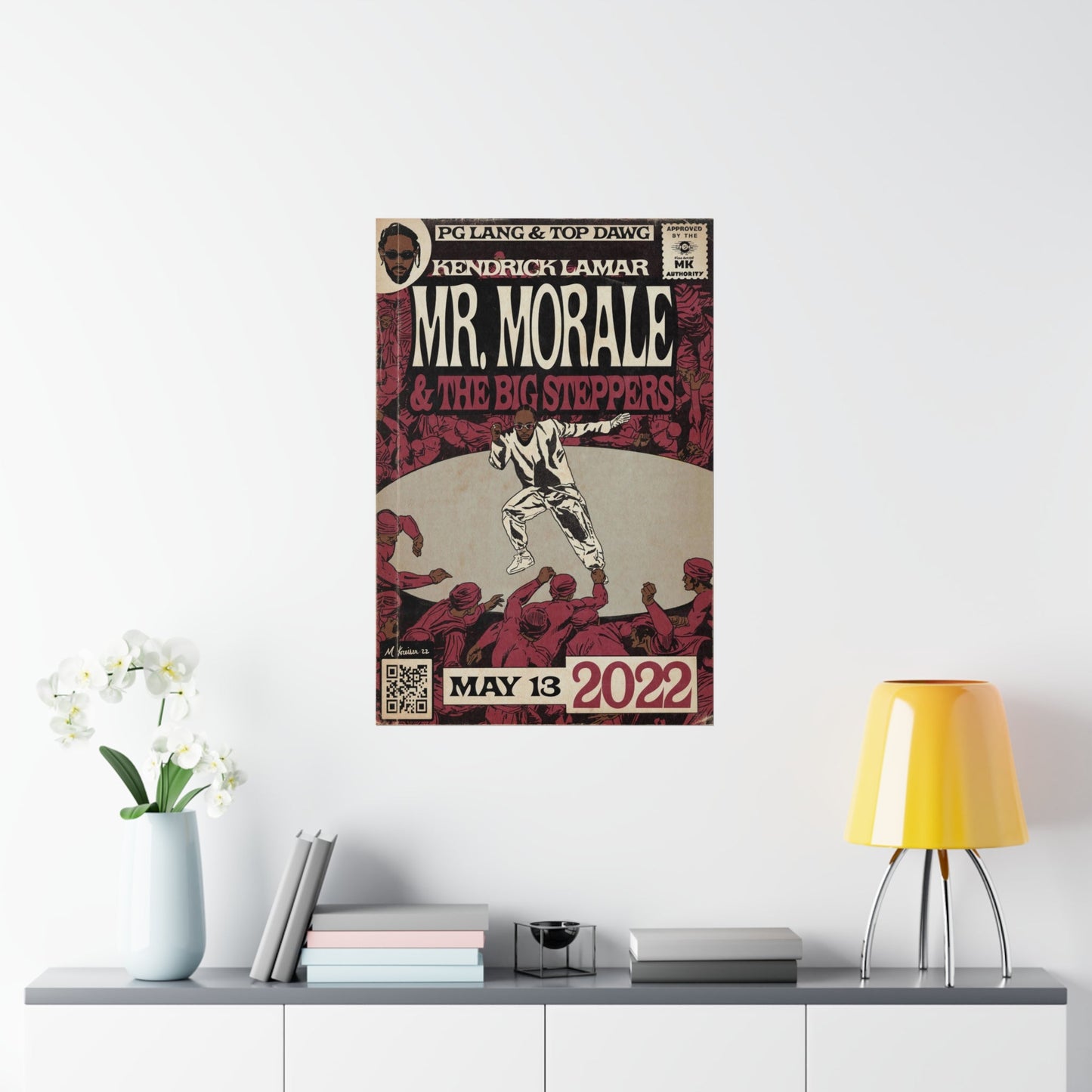 Kendrick Lamar- Mr.Morale & The Big Steppers- Vertical Matte Poster