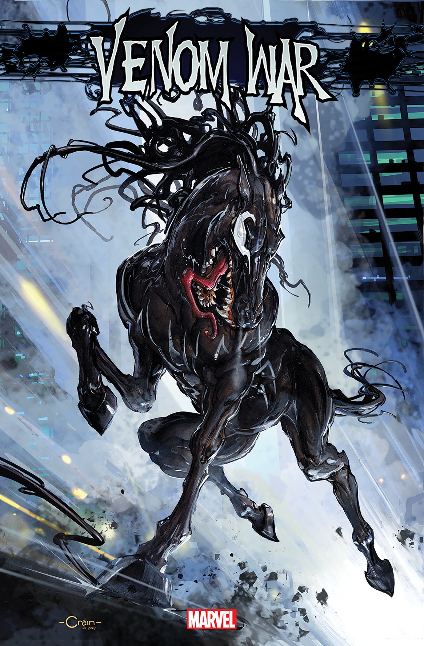 Venom War #1 Clayton Crain Venom Horse Variant [Vw] *LIMIT 1