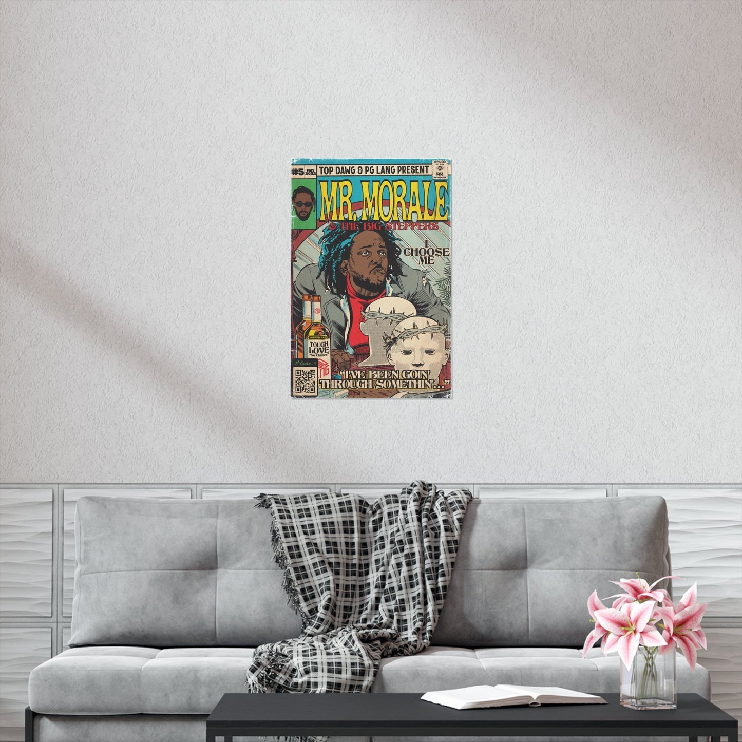 Kendrick Lamar- Mr. Morale & The Big Steppers - Vertical Matte Poster