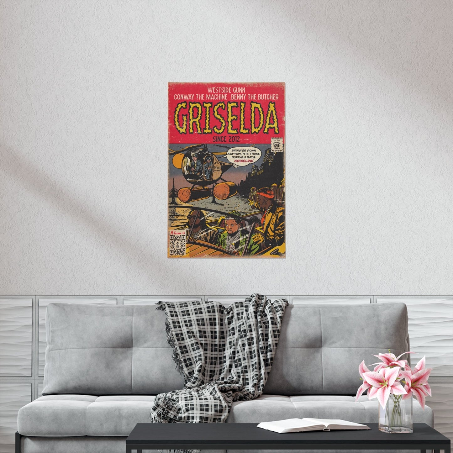 Griselda- Comic Book Art - Vertical Matte Poster