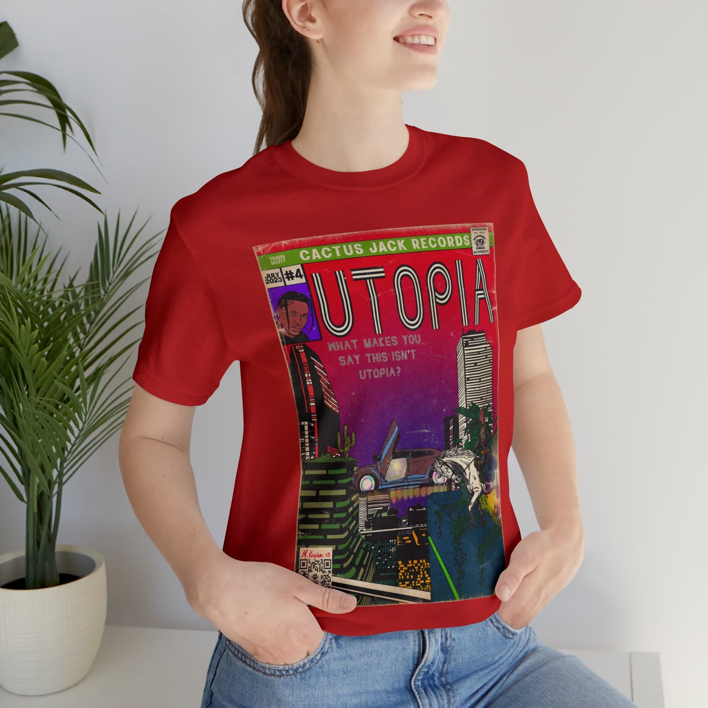 Travis Scott - Utopia - Unisex Jersey Short Sleeve Tee