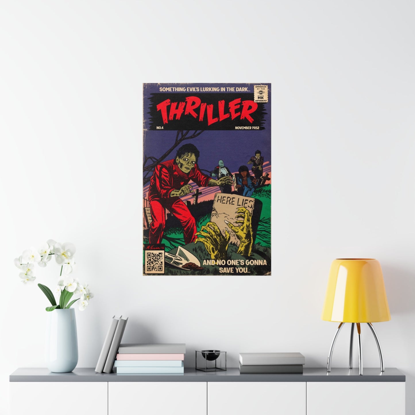 Michael Jackson - Thriller - Vertical Matte Poster