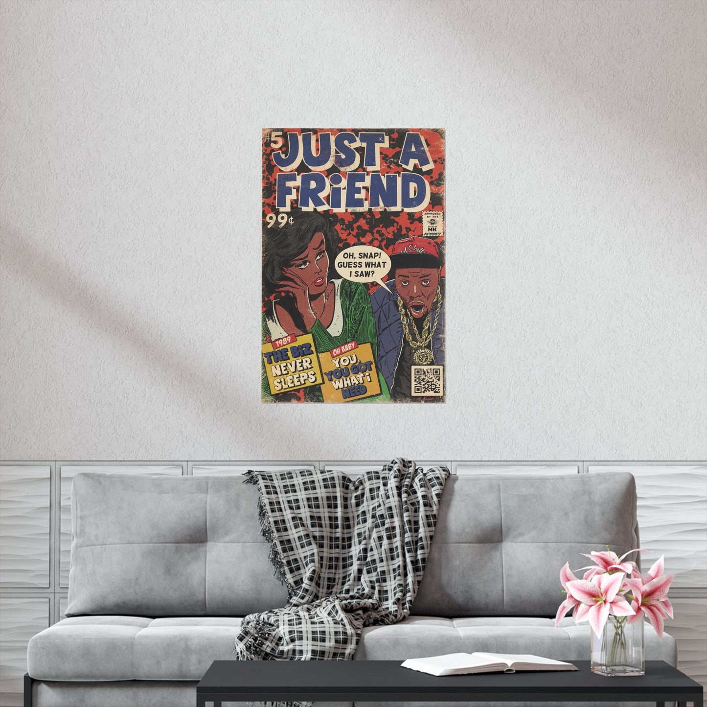 Biz Markie - Just A Friend - Vertical Matte Poster