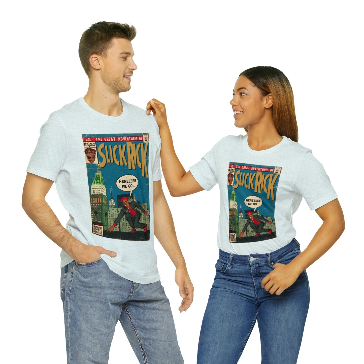 The Great Adventures of Slick Rick - Comic Art - Unisex Jersey Short Sleeve Tee