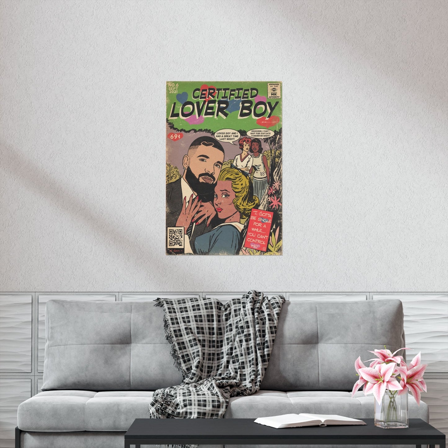 Drake - Certified Lover Boy - Vertical Matte Poster