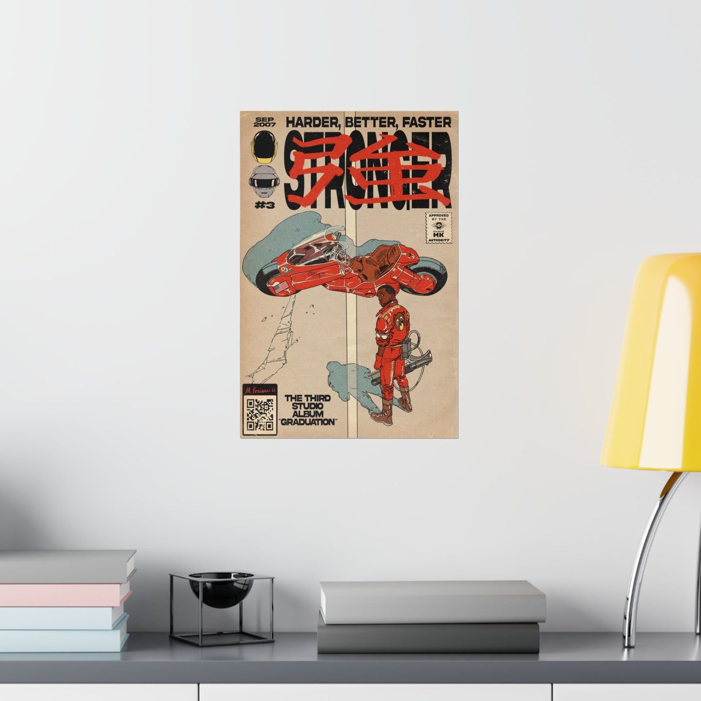 Kanye West- Stronger - Akira - Vertical Matte Posters