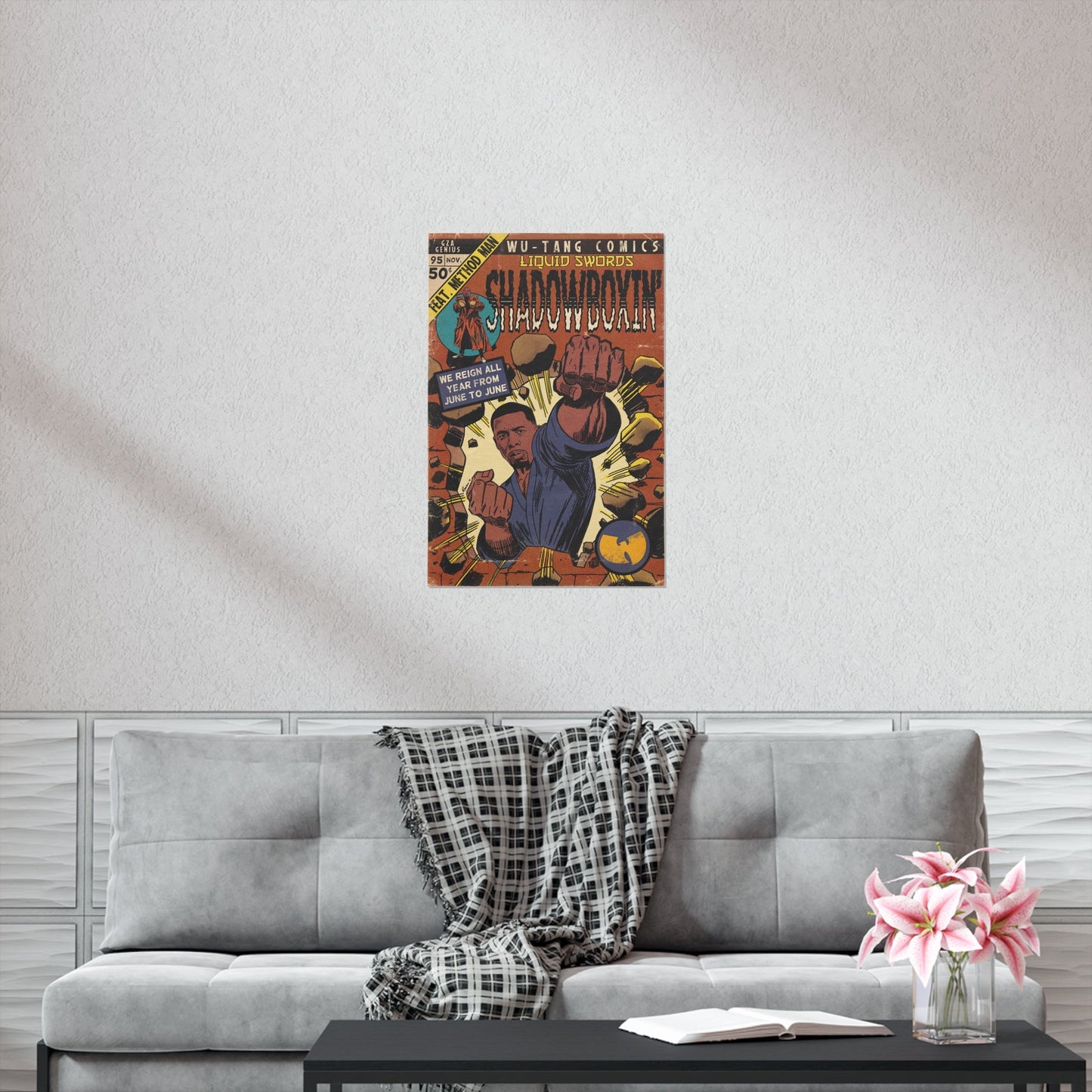 GZA/Genius- Shadowboxin - Method Man - Wu-Tang -Vertical Matte Poster