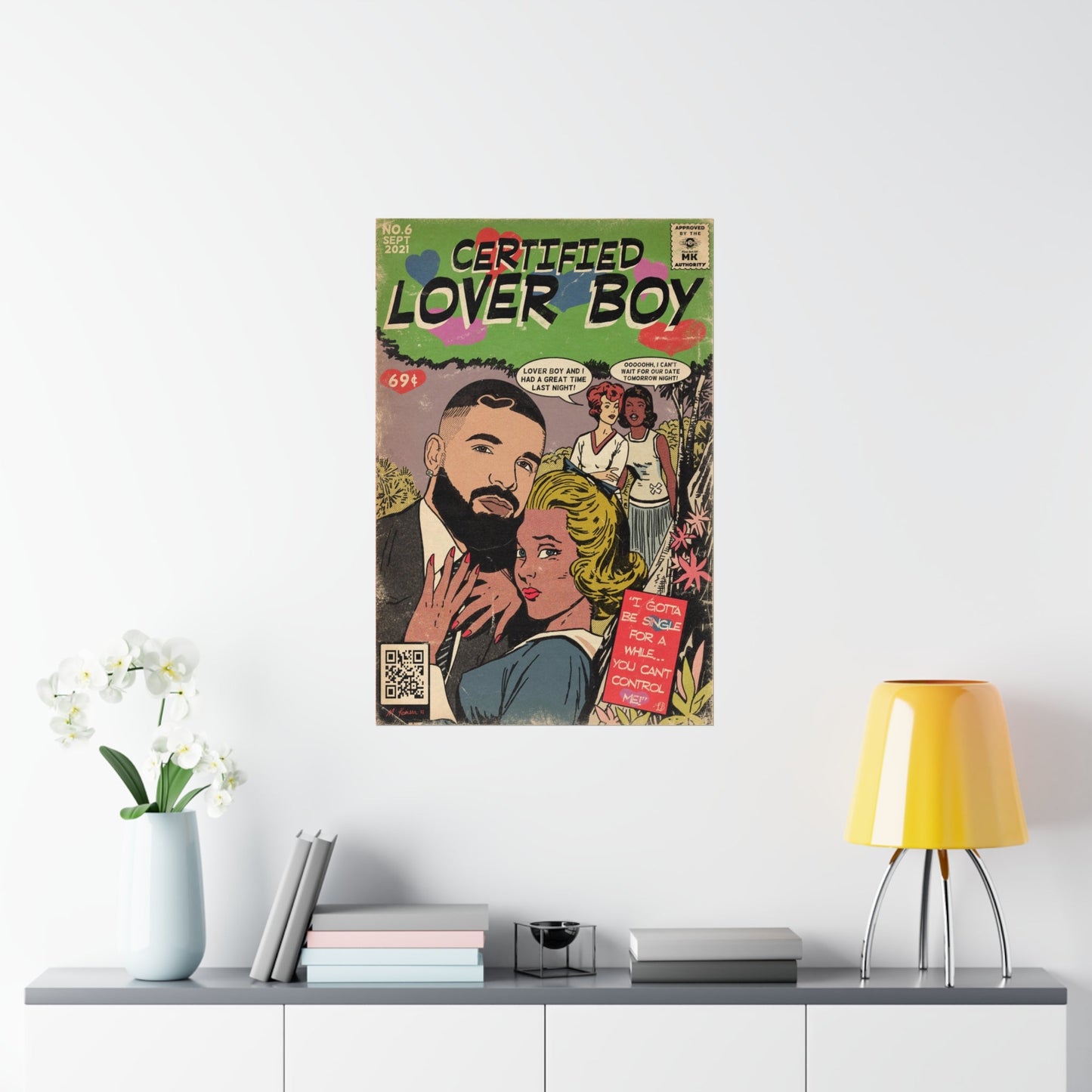 Drake - Certified Lover Boy - Vertical Matte Poster