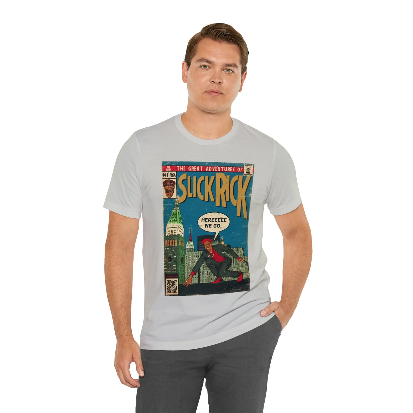 The Great Adventures of Slick Rick - Comic Art - Unisex Jersey Short Sleeve Tee