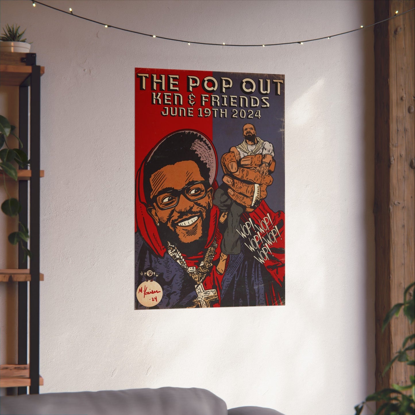 Kendrick Lamar - The Pop Out - Matte Vertical Poster