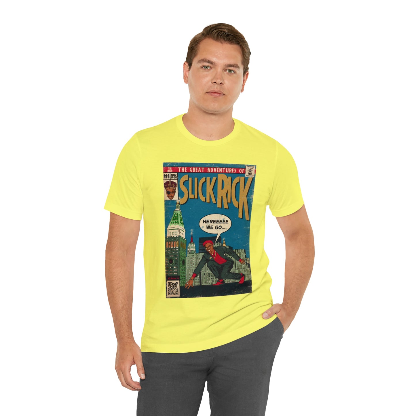 The Great Adventures of Slick Rick - Comic Art - Unisex Jersey Short Sleeve Tee