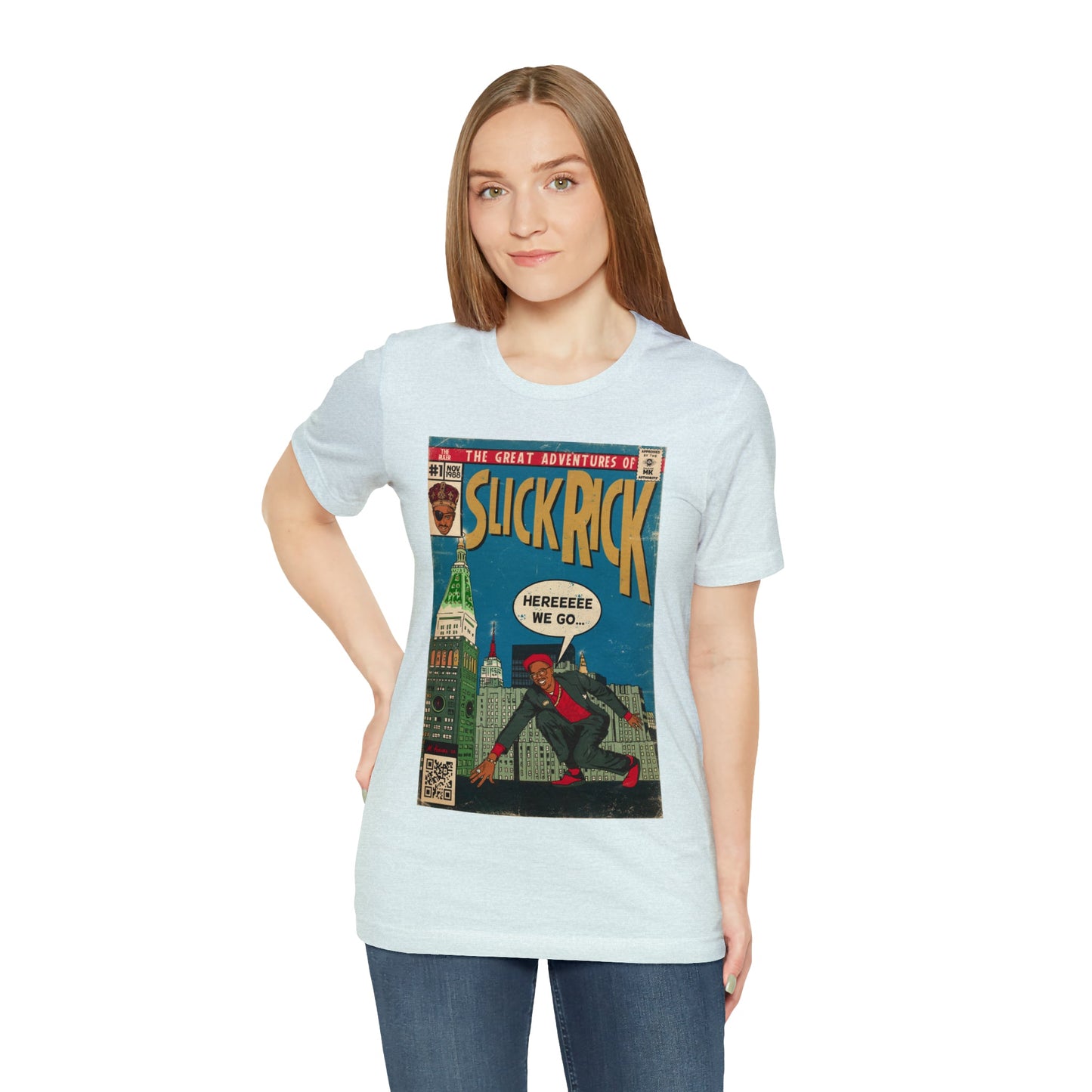 The Great Adventures of Slick Rick - Comic Art - Unisex Jersey Short Sleeve Tee